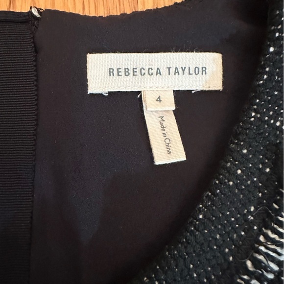 Rebecca Taylor Crew Neck Mini Dress Size 4 (j5 - Picture 9 of 10